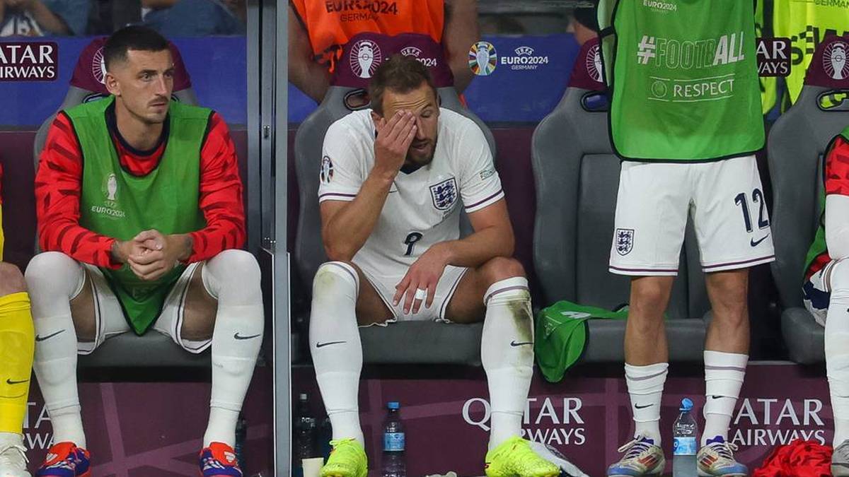 Harry Kane wurde in der 61. Minute des EM-Finales ausgewechselt