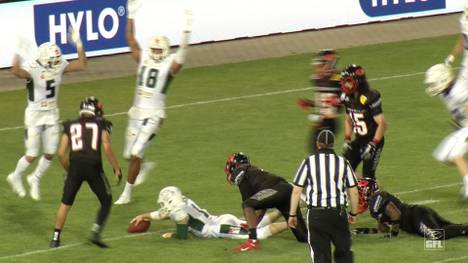 Der Vizemeister aus Schwäbisch Hall gewinnt auch das zweite Saisonspiel. Die Unicorns um Star-Neuzugang Moritz Böhringer besiegen die Saarland Hurricanes mit 45:20. 