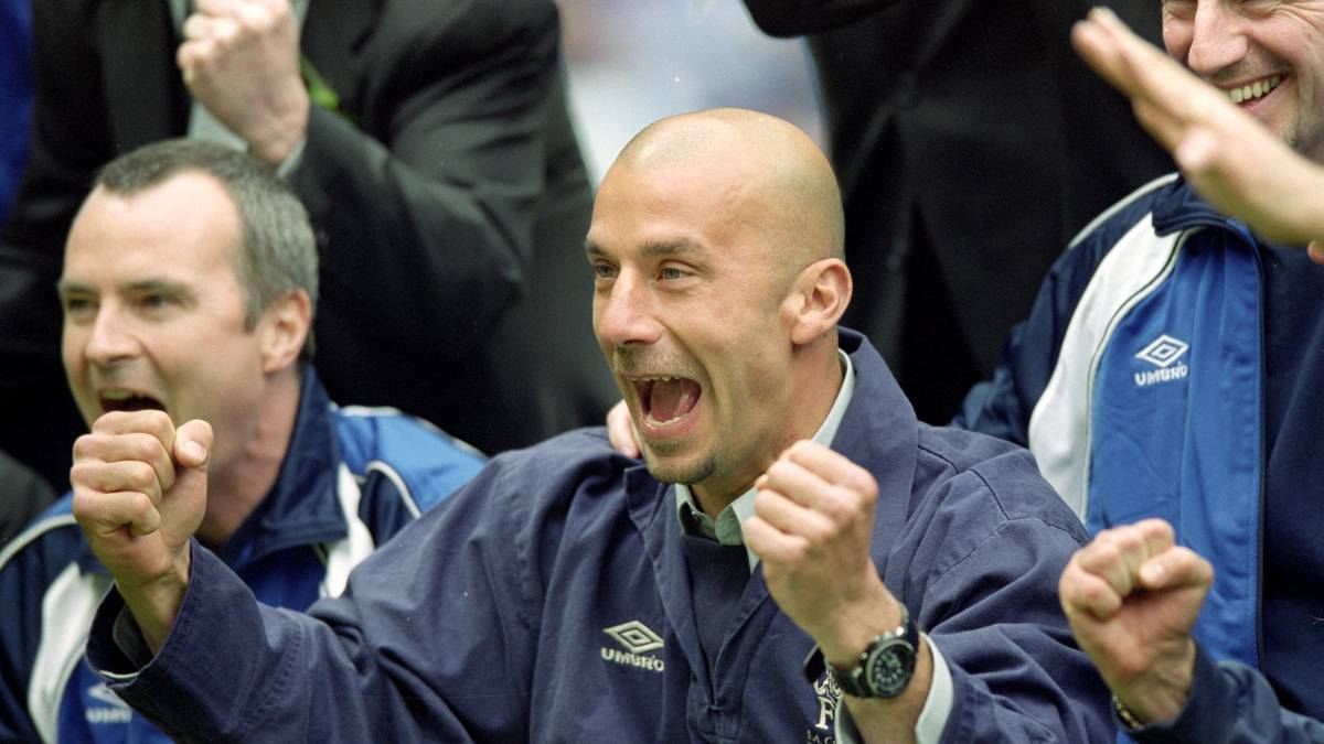 PLATZ 13 - GIANLUCA VIALLI (FC Chelsea): 152 Punkte aus 86 Spielen, kein Meistertitel - PUNKTESCHNITT: 1,77 pro Spiel