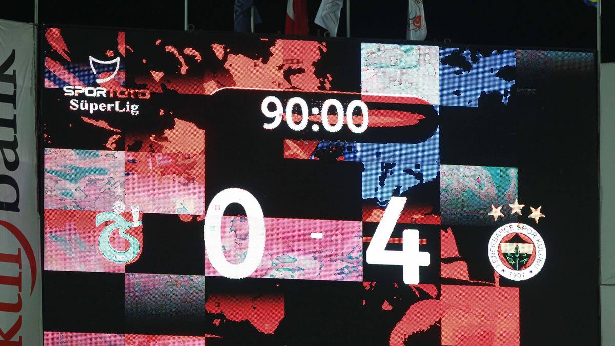 Die Partie wurde beim Stand von 0:4 nicht wieder angepfiffen 