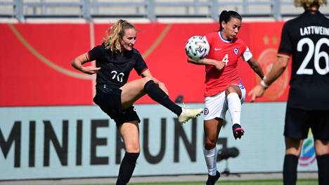 Deutschlands Frauen mussten sich gegen Chile mit einem mageren 0:0 begnügen