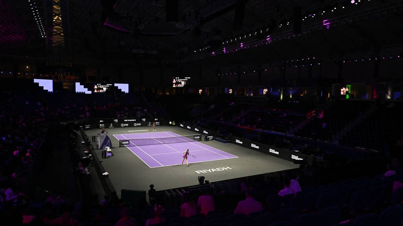 Bei den WTA Finals in Riad gibt es oft viele leere Zuschauerplätze