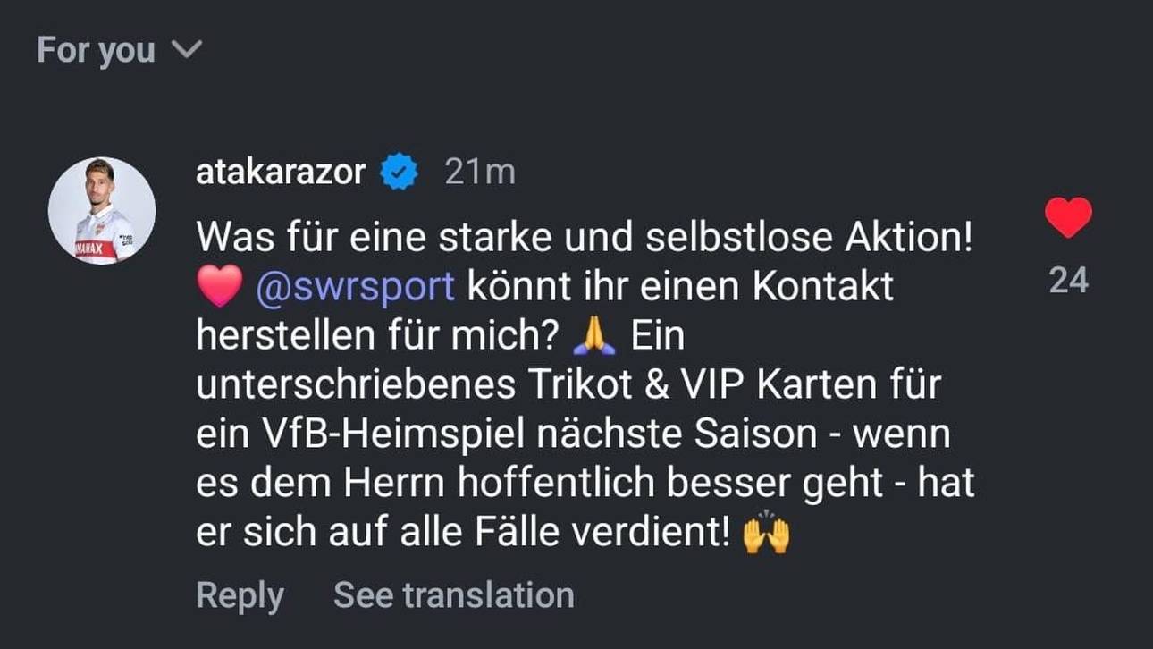 Atakan Karazor ist auf der Suche nach dem selbstlosen Fan