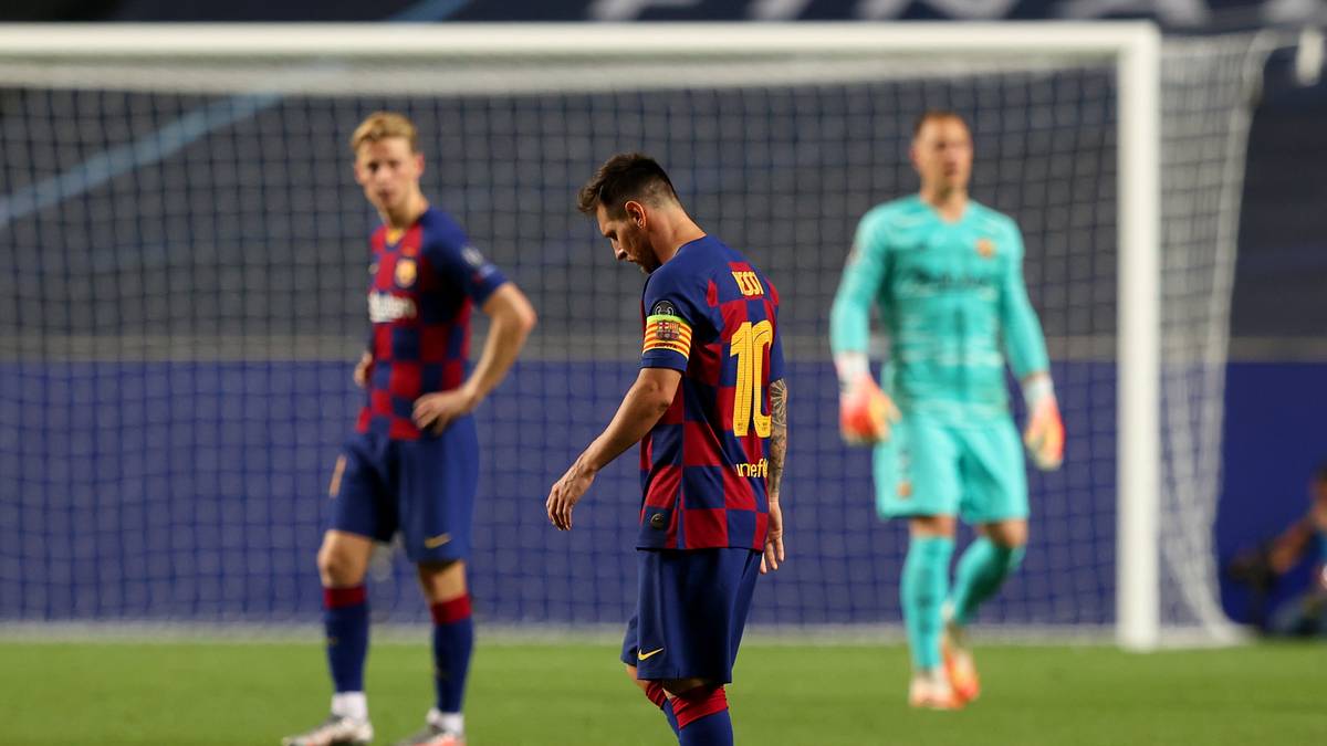 FC Barcelona am Boden: Zerbricht Barca an der Bayern-Schande?