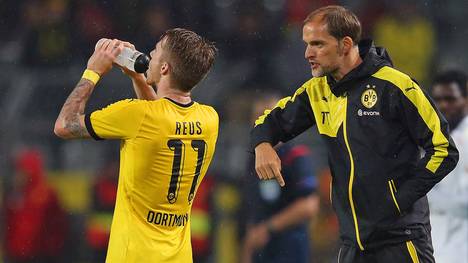 Thomas Tuchel und Marco Reus von Borussia Dortmund