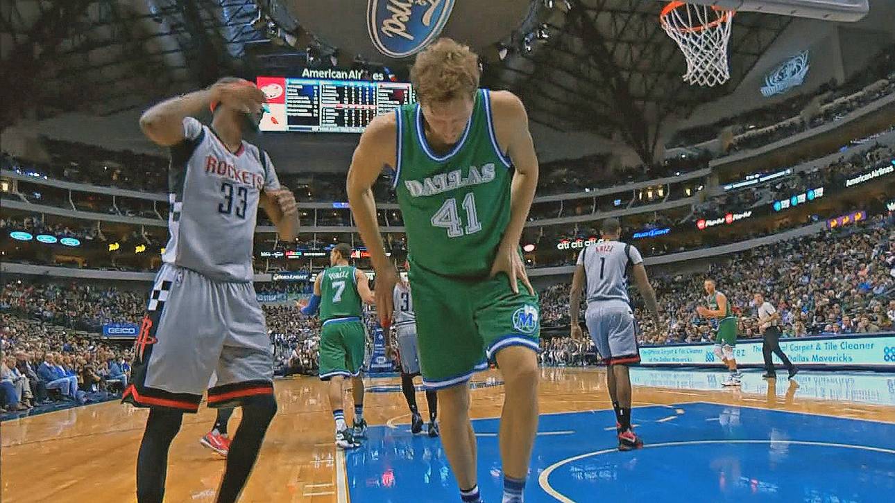 Hüfte und Harden plagen Nowitzki