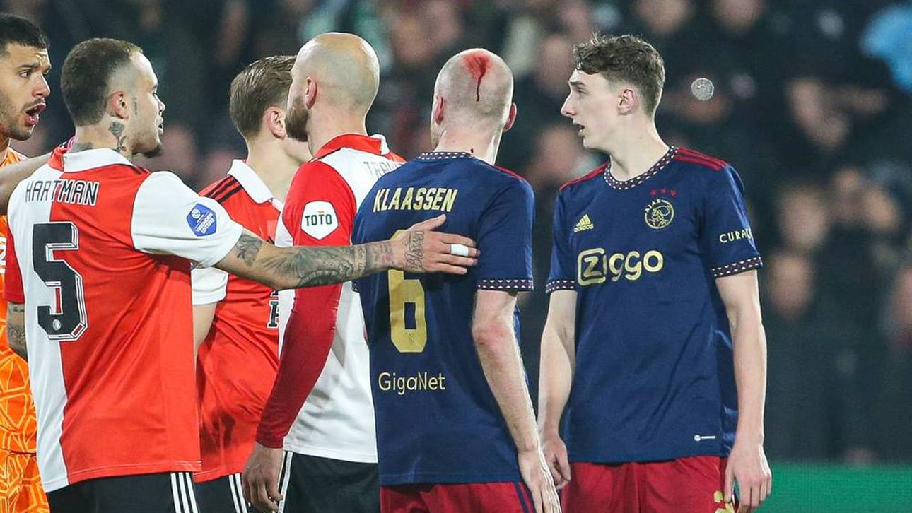 Blut-Eklat nach Feuerzeugwurf