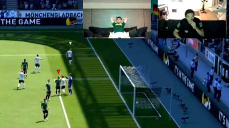 DFB-Schiedsrichter Deniz Aytekin hat einen Sieg im E-Sport-Event "Bundesliga Home Challenge" eingefahren. Der 41-Jährige gewinnt gegen Jonas Hofmann von Gladbach.