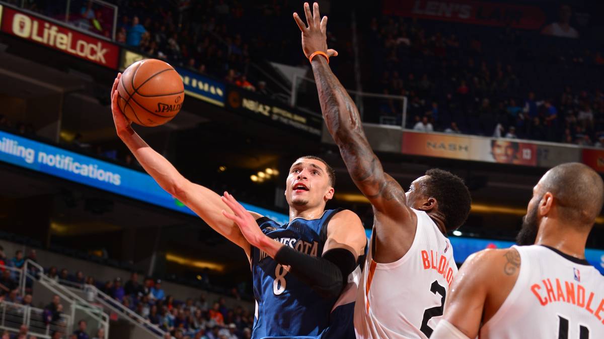 Slam-Dunk-Champion Zach LaVine zeigt seine unheimliche Athletik und schenkt den Suns 28 Punkte ein