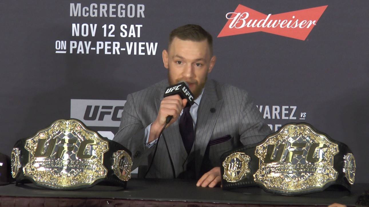 Wutrede: McGregor stellt Forderungen