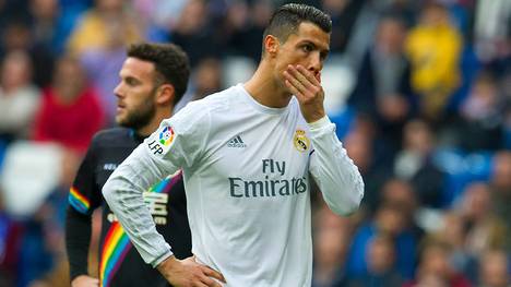 Cristiano Ronaldo frustriert gegen Rayo Vallecano