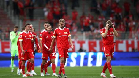 Die Spieler von Union Berlin starten mit einer Enttäuschung in die neue Saison