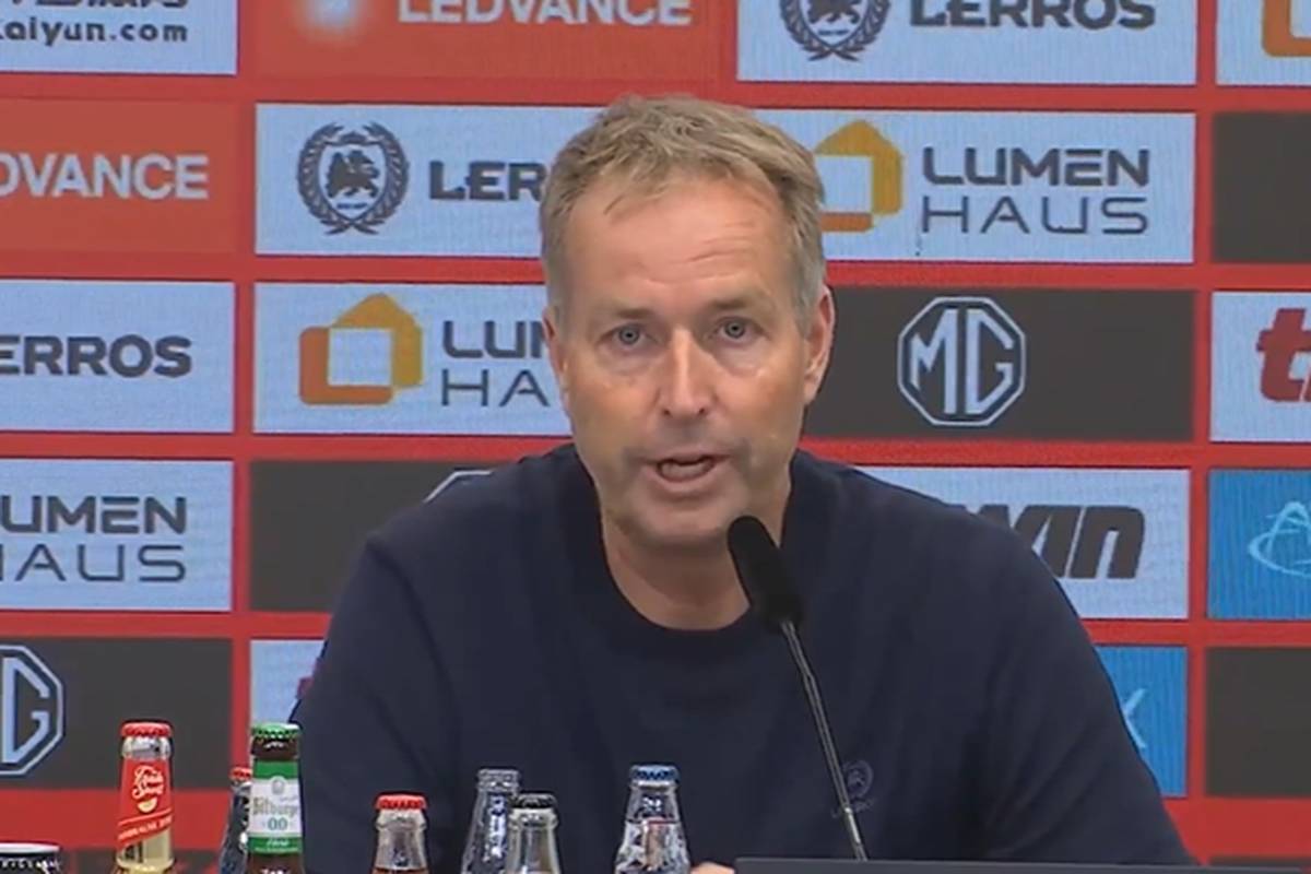 Kasper Hjulmand zeigt sich nach dem Remis gegen Borussia Mönchengladbach vor allem mit der ersten Halbzeit unzufrieden. Auch die Herangehensweise in der Schlussphase gefiel dem Trainer von Bayer Leverkusen nicht.