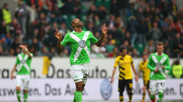 Im Heimspiel am 34. Spieltag erzielt Naldo gegen Dortmund das letzte Wolfsburger Tor der Bundesliga-Saison 2014/15
