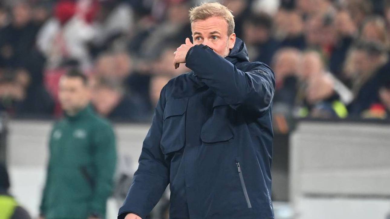 Sebastian Hoeneß kritisierte die erste Halbzeit des VfB