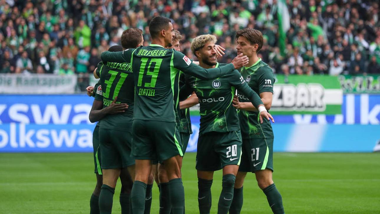 Wolfsburg jubelt im Duell der Absteiger
