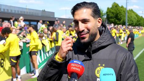 Borussia Dortmuns Kapitän Emre Can spricht über die Tabellensituation in der Bundesliga.