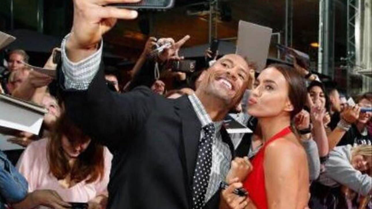 Ronaldos Freundin zeigt Berlin-Selfie mit The Rock