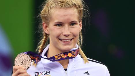 Aline Focken gewann bei den Europaspielen in Baku Bronze
