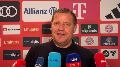 FCB-Sportvorstand Max Eberl spricht über die Leistungen der Mannschaft zu Saisonbeginn und versucht die Euphorie etwas einzubremsen. 