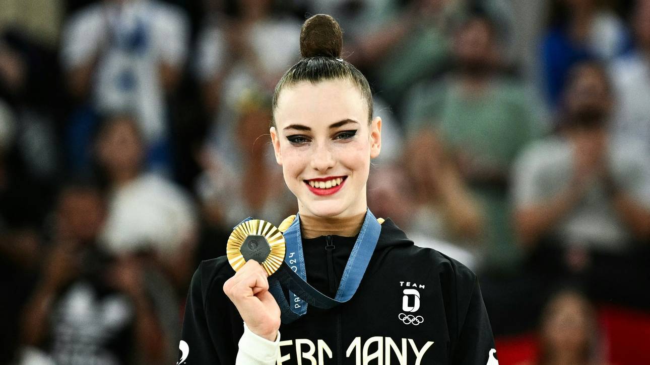 Olympia-Star mit Make-up-Beichte