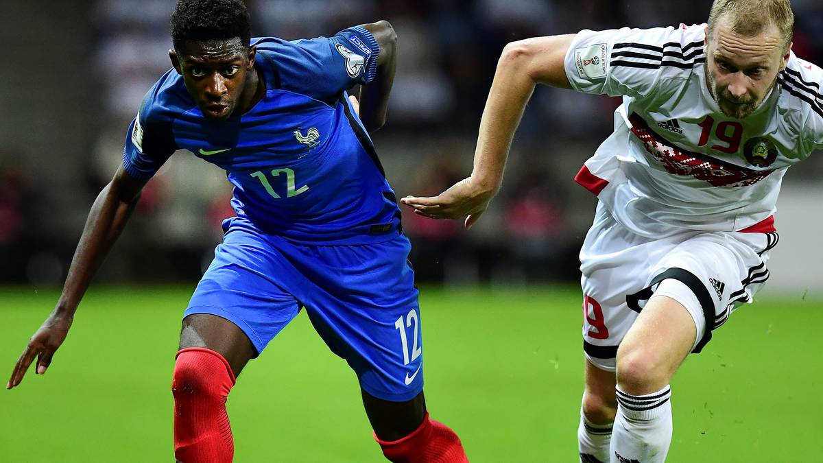 Technisch hat er die Fähigkeiten, bei den Schwarz-Gelben zum Superstar zu reifen. Seine ersten zwei Länderspiele für die Equipe Tricolore hat der 19-Jährige (l.) schon auf dem Buckel