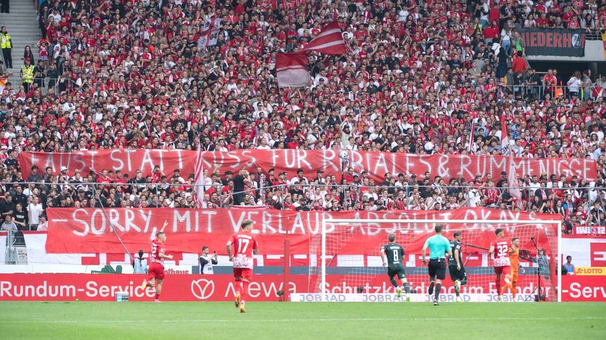 Die Botschaft der Freiburg-Fans an Rummenigge