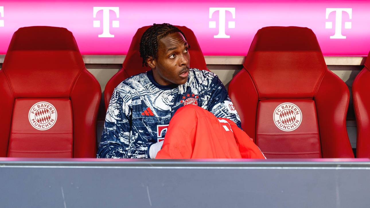 Mathys Tel kommt beim FC Bayern momentan kaum zum Zug