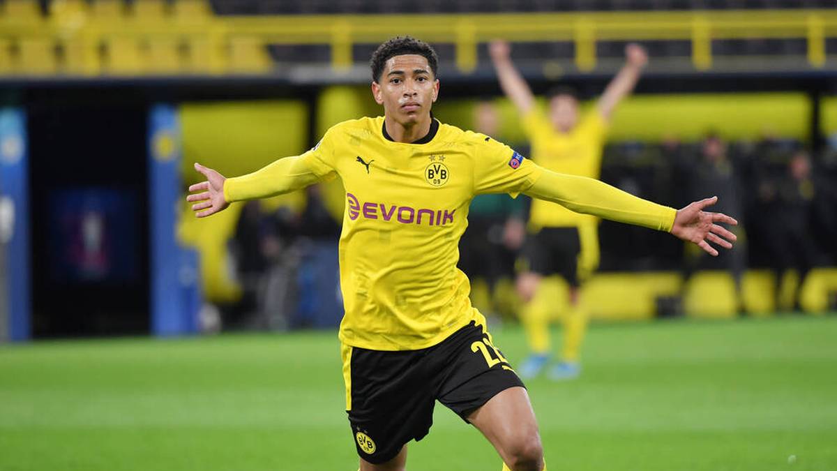 Jude Bellingham ist jetzt der jüngste Torschütze der Dortmunder Champions-League-Geschichte