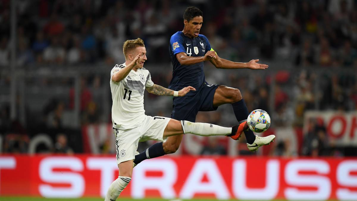 RAPHAEL VARANE: Große Ehre für den Real-Profi, der in Abwesenheit von Lloris den Weltmeister in München aufs Feld führen darf. In der Abwehrzentrale von der deutschen Mannschaft in der ersten Halbzeit nur selten gefordert, einzig bei zwei Eckbällen geht die Ordnung in Frankreichs Zentrale mal kurz verloren. Dass es gegen Ende des Spiels in der französischen Abwehr wilder wird, muss aber auch er sich ankreiden. SPORT1-Note: 3