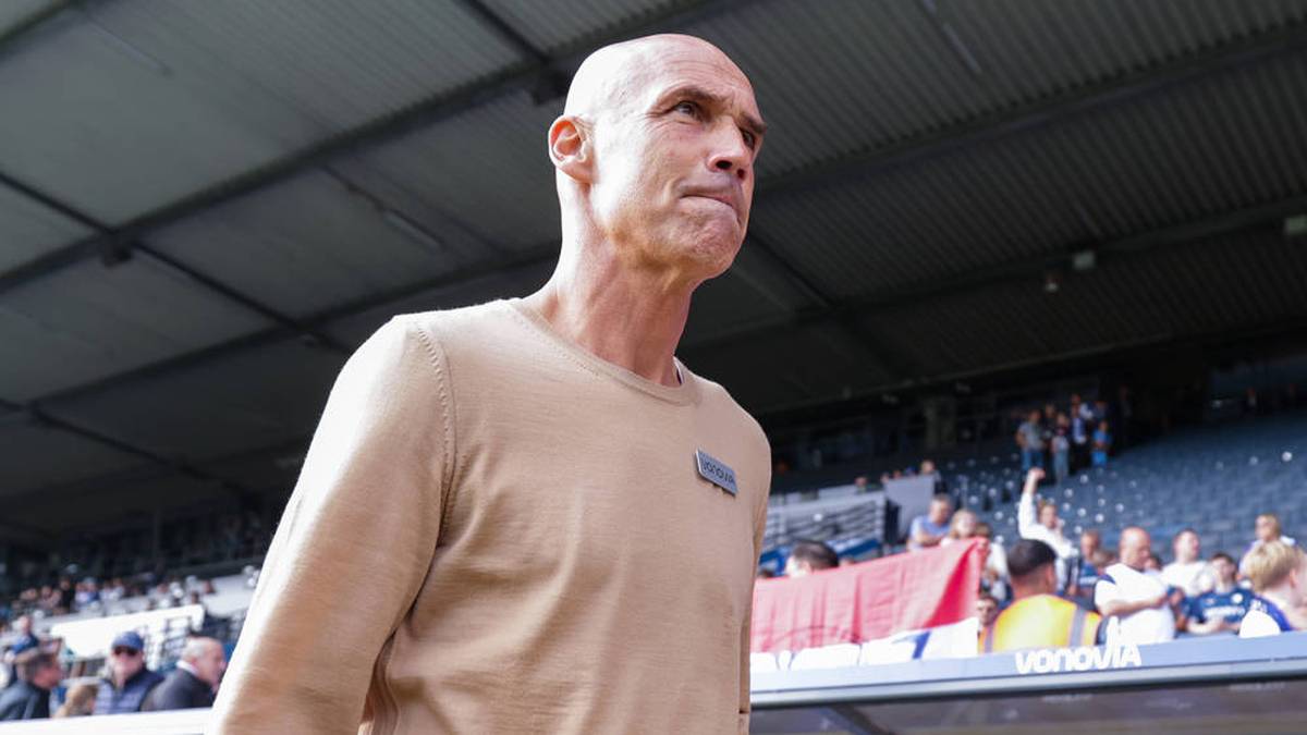 Schwere Zeiten für Bochums Cheftrainer Thomas Letsch
