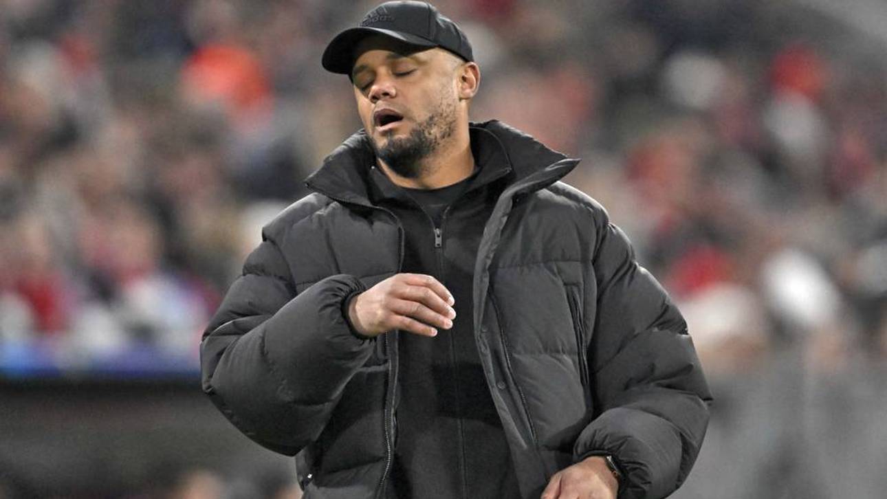 Vincent Kompany und die Bayern landen auf einem enttäuschenden 12. Platz