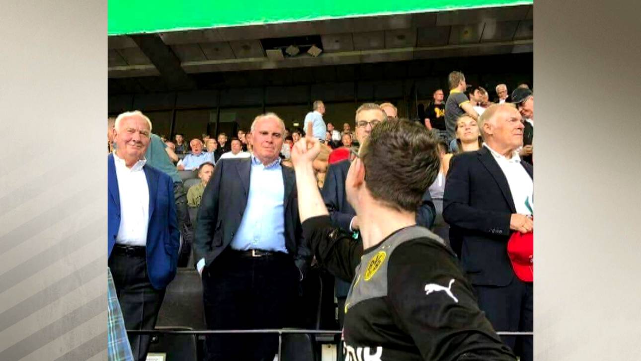 BVB-Fan zeigt Hoeneß Mittelfinger