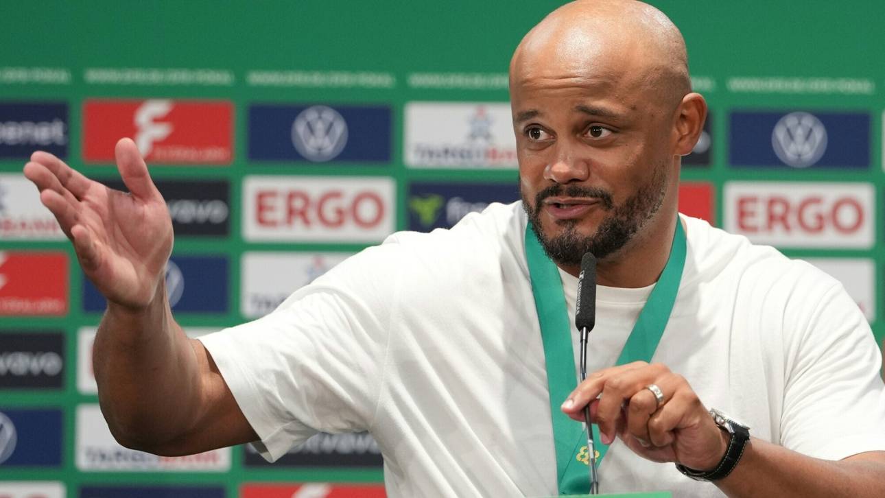 Keine Bierdusche: Kompany bleibt trocken