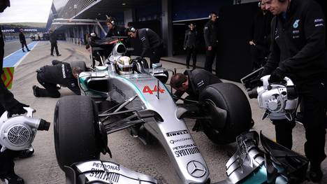 Lewis Hamilton in Jerez