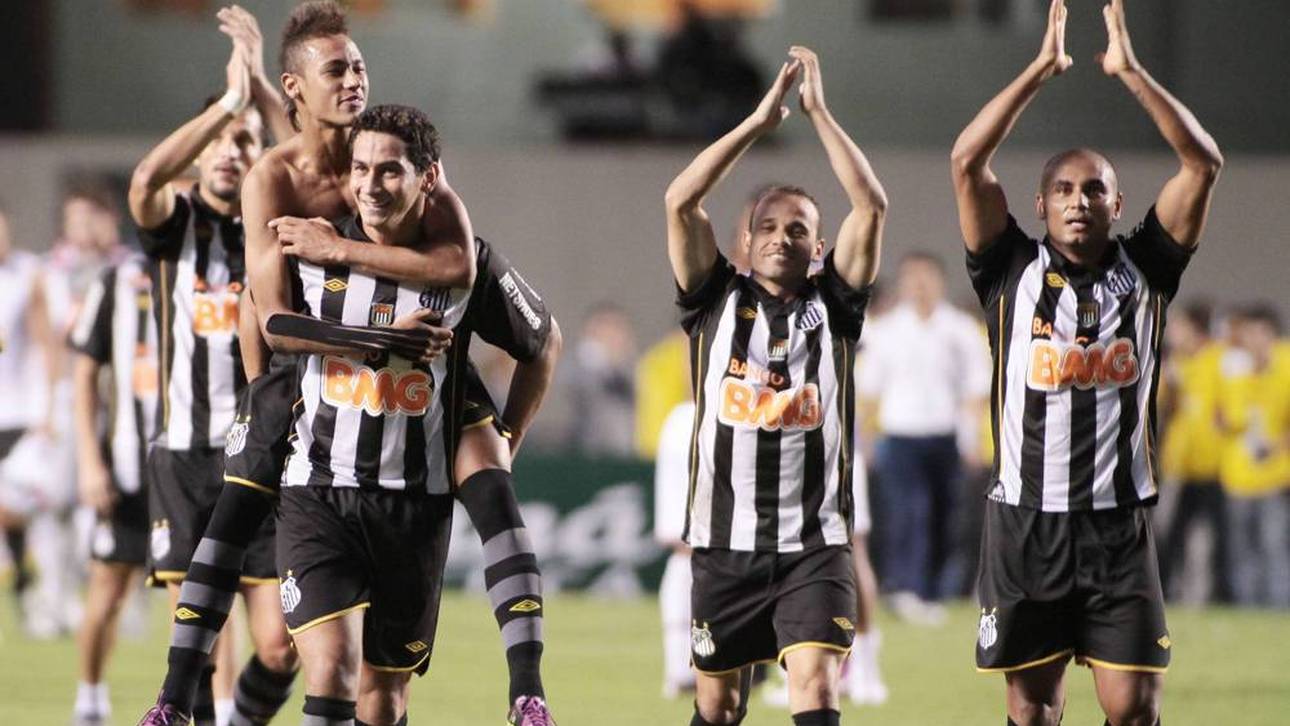 Neymar und Ganso (l.) spielten gemeinsam beim FC Santos