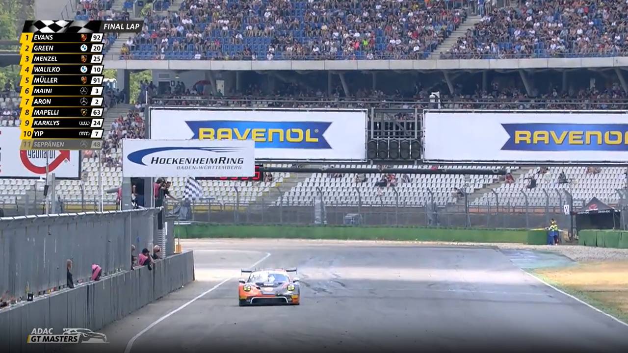 ADAC GT Masters: Souveräner Sieg für Jaxon Evans und Tim Zimmermann