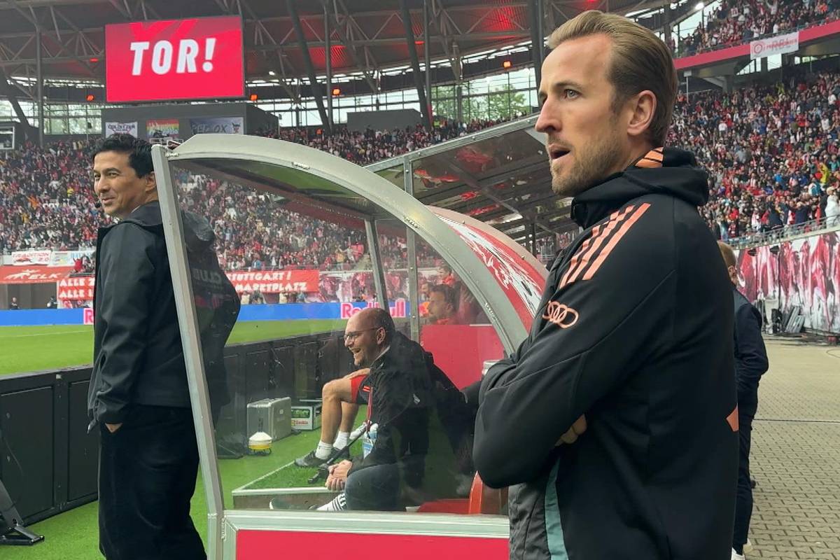 Harry Kane hat den ersten Titel seiner Karriere gewonnen - doch am Samstag schockierte ihn noch der Last-Minute-Ausgleich von RB Leipzig.