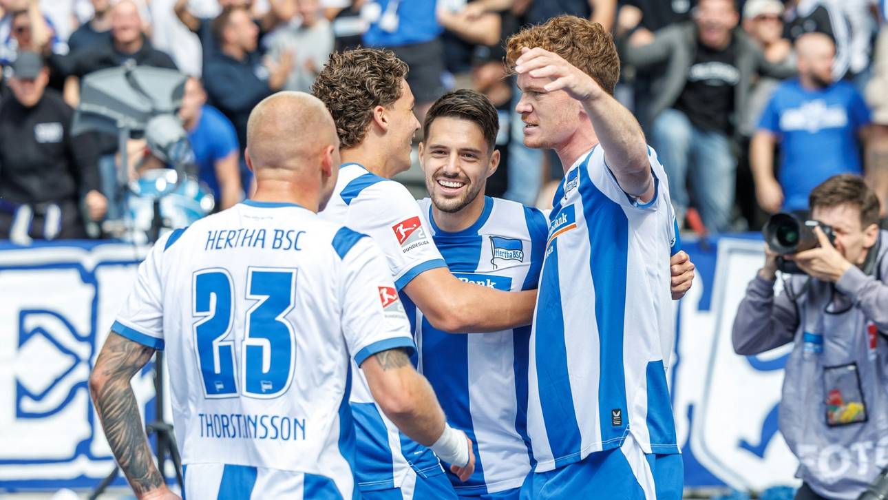 Hertha feiert historischen Saisonstart