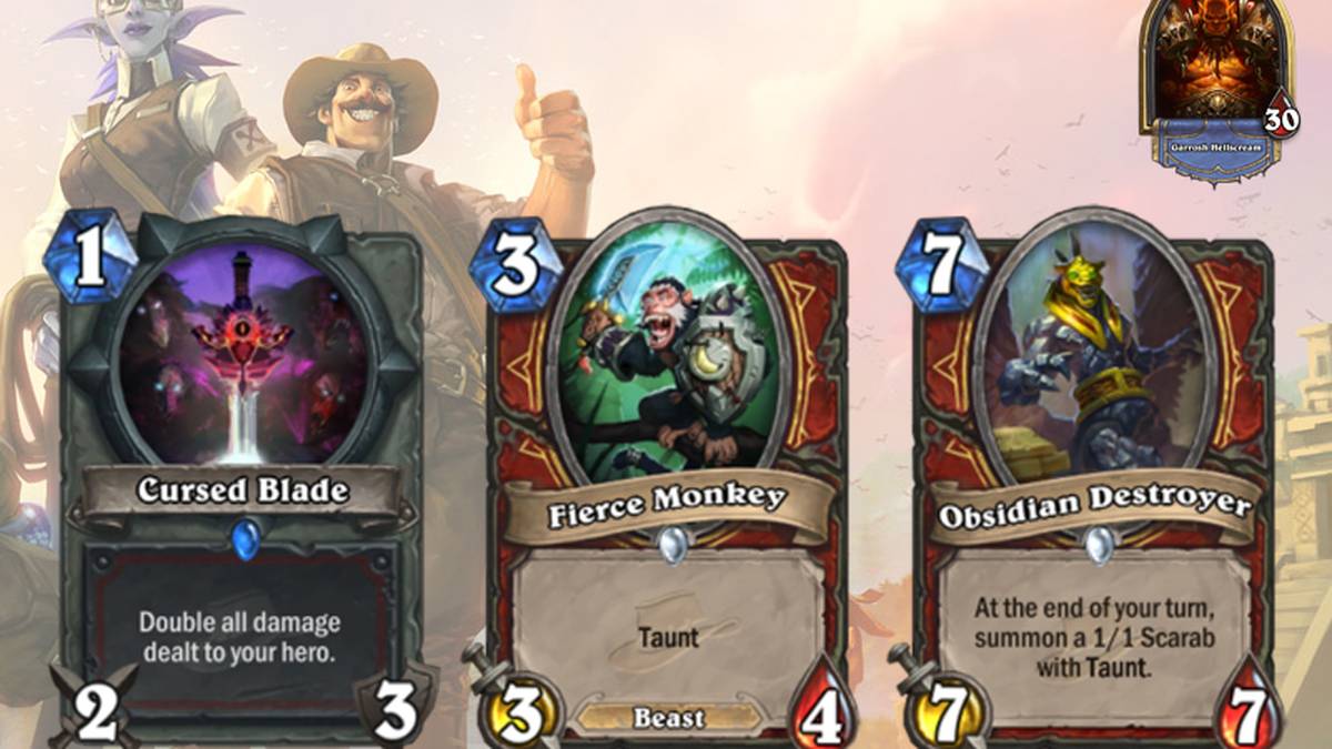 Die neue Waffe ist eine Alternative für das Early-Game, gegen Aggro-Decks ist das Spiel allerdings schnell vorbei. Der Monkey für drei Mana mit Taunt ist gut spielbar. Der Obsidian Destroyer wird Dr.Boom als Karte für den siebten Zug eher nicht ablösen.