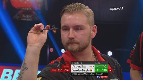 Beim Darts World Matchplay feiert der Belgier Dimitri van den Bergh seinen Premieren-Sieg, zudem bezwingt er auch den Engländer zum ersten Mal. 