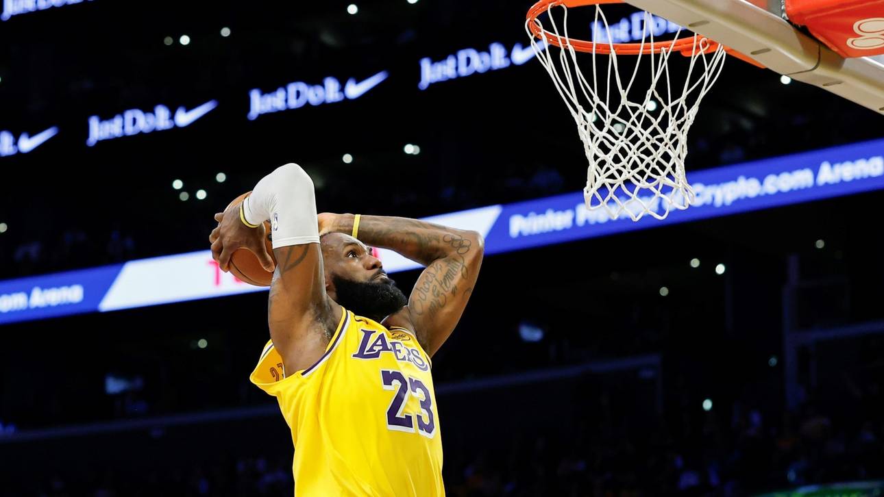 Superstar zieht Lakers-Option: James geht in 23. Saison