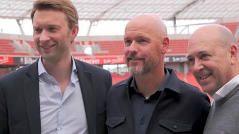 Erik ten Hag ist der neue Trainer von Bayer Leverkusen. Der Niederländer spricht unter anderem über seine Ziele mit der Werkself.