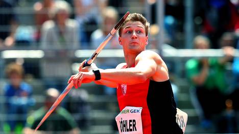 Thomas Röhler greift im Speerwurf-Finale nach der Goldmedaille
