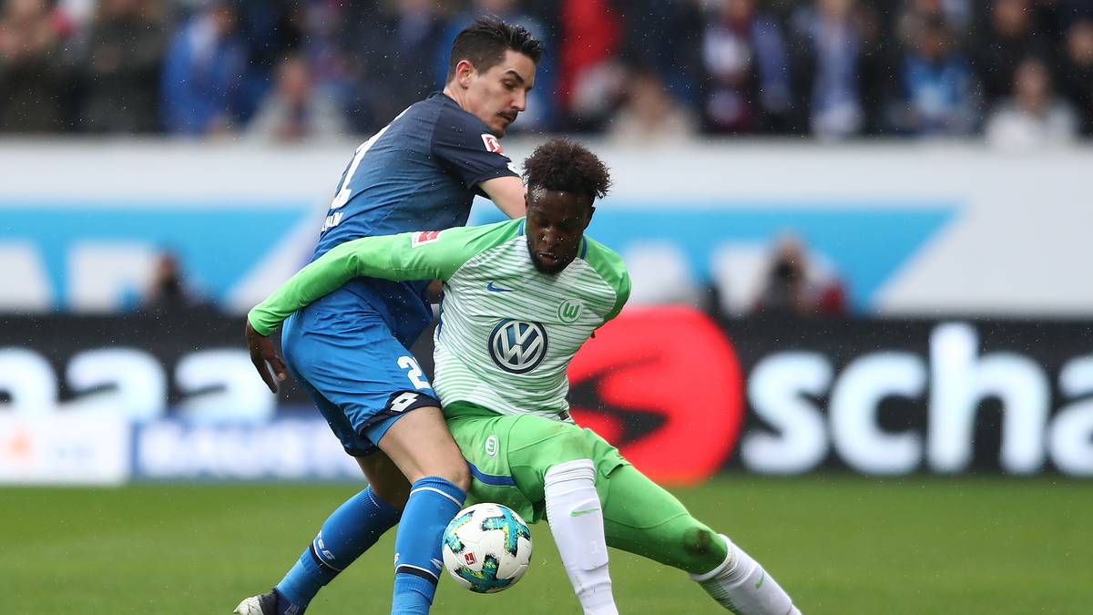 Divock Origi kassierte beim Bundesliga-Spiel gegen Hoffenheim 2018 die Höchststrafe