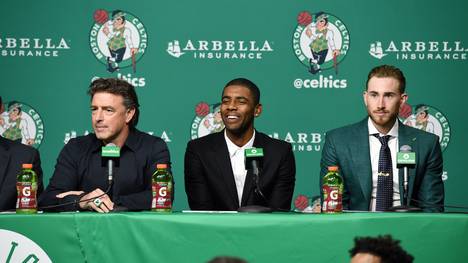 Boston Celtics Introduce Kyrie Irving and Gordon Hayward