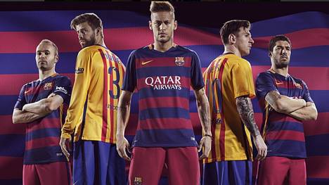 Die neuen Trikots des FC Barcelona