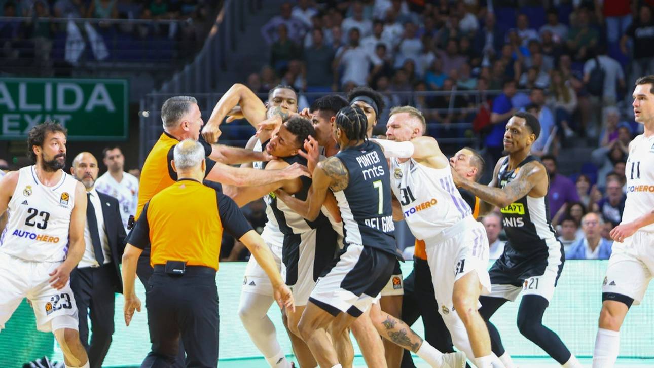 Wüste Szenen in der EuroLeague: Partie abgebrochen