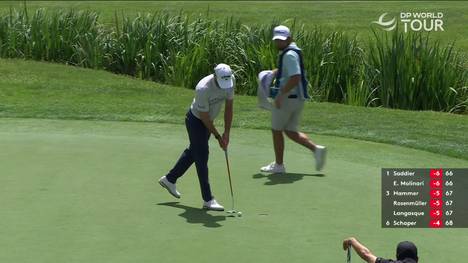Max Kieffer startet mit einem guten Tag in die BMW International Open. Am Ende fehlt nur ein Schlag für die geteilte Führung.