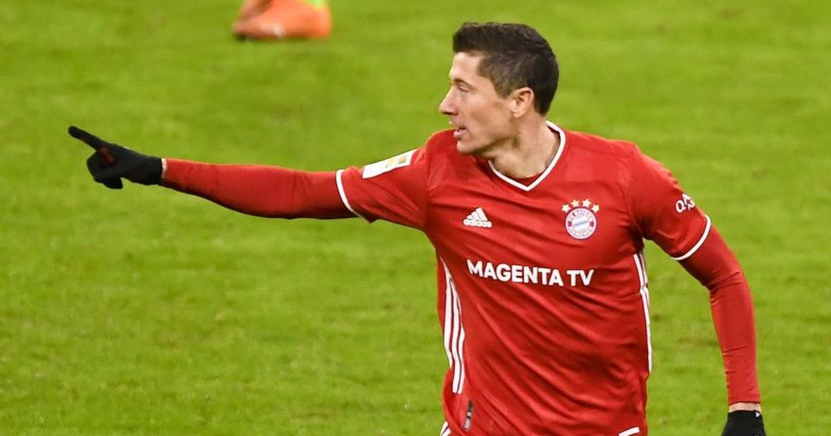 Robert Lewandowski nach dem Sieg gegen Wolfsburg bei der Wahl des Favoriten des Weltfußballers